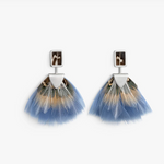 Brackish Sydney Silver Bezel Drop Earring