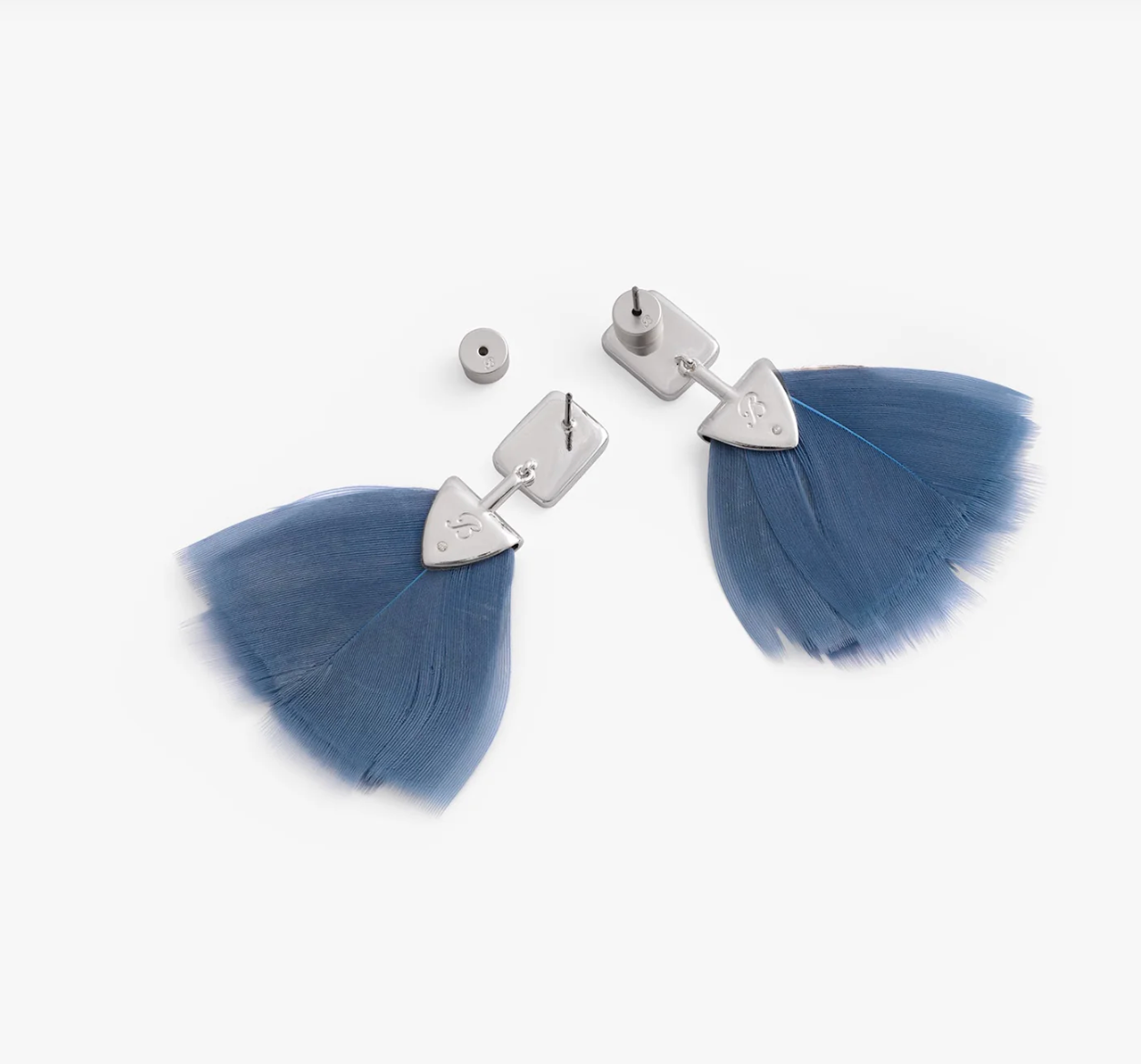 Brackish Sydney Silver Bezel Drop Earring
