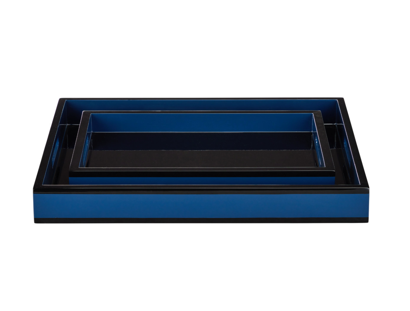 Navy Lacquer Tray (2 Sizes)