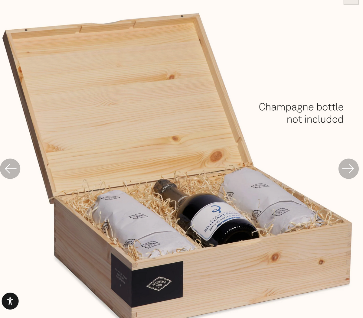 Josephine No 4 champagne set in Wood Box