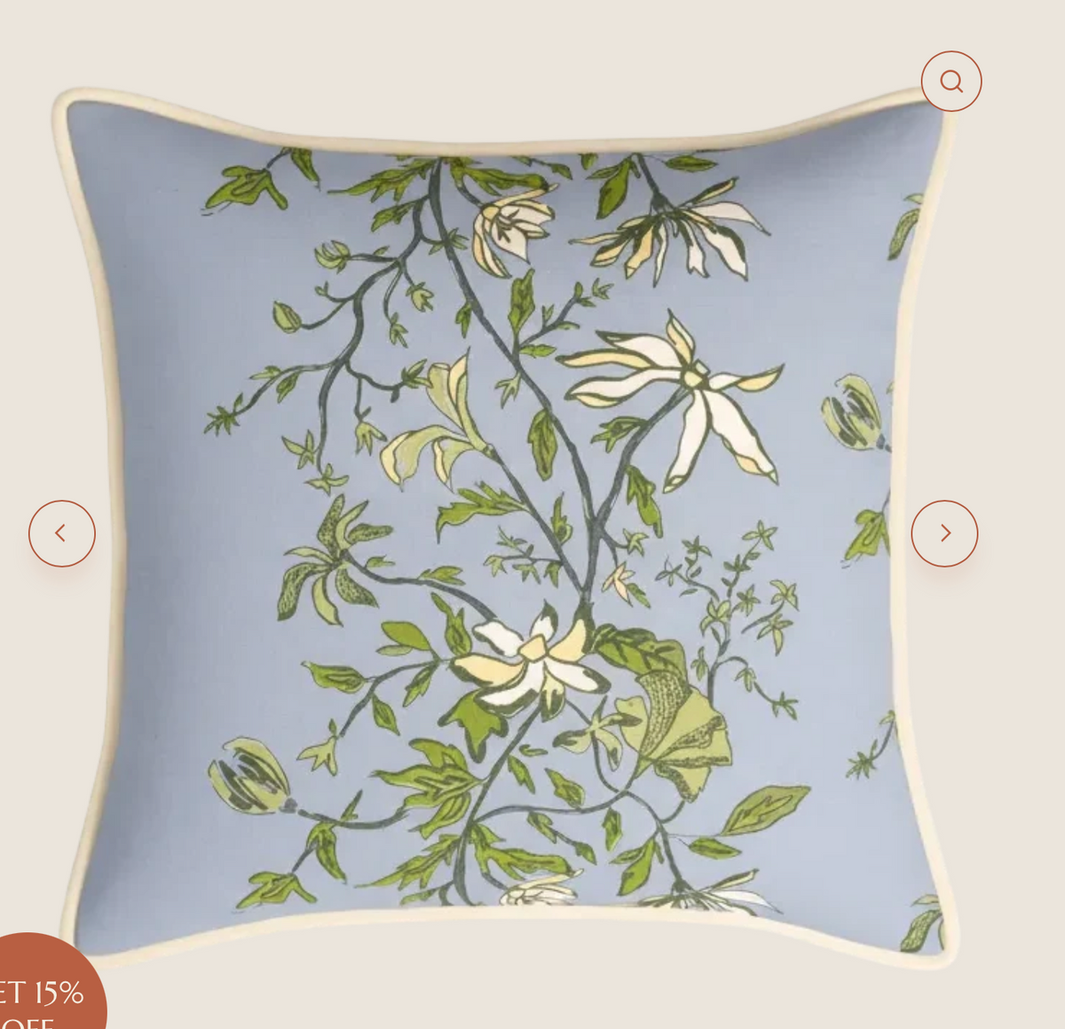 Camille Pillow 22x22