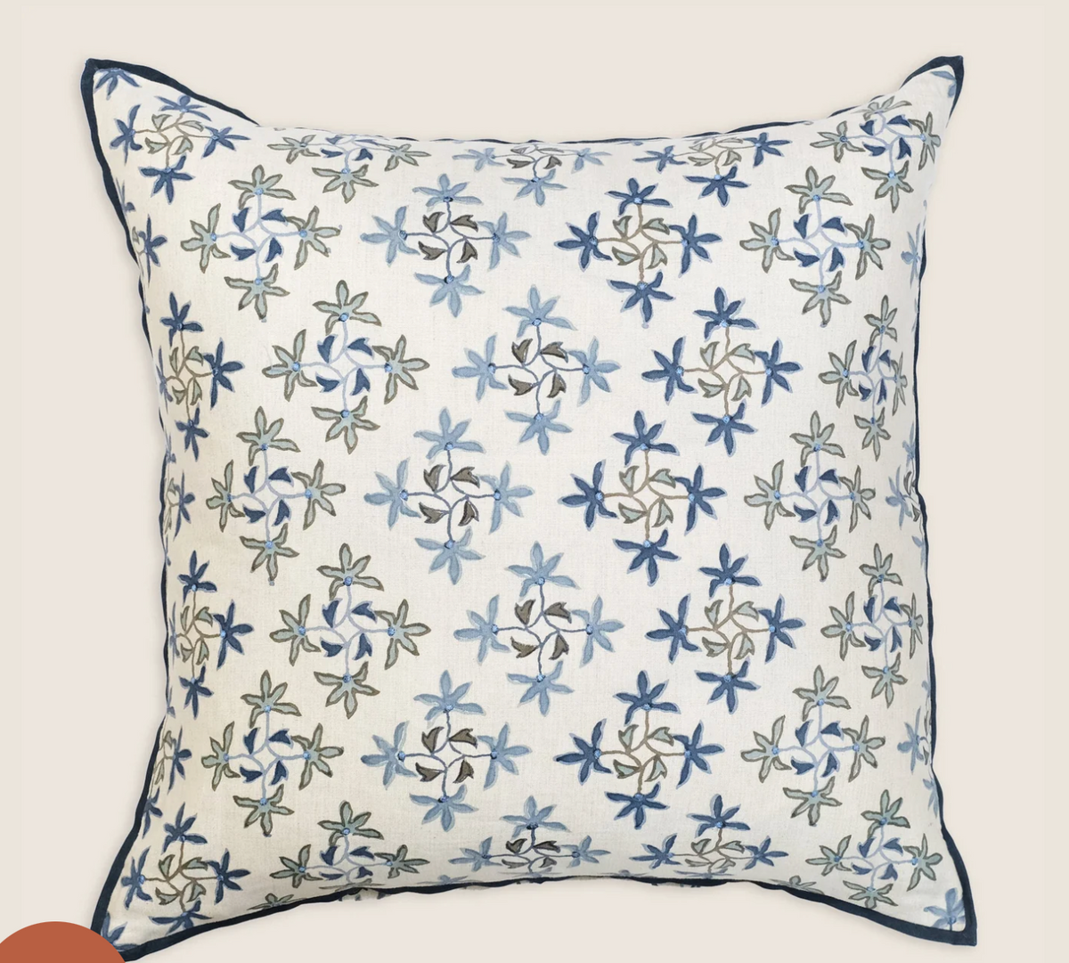 Celeste Pillow With Embroidery 22x22