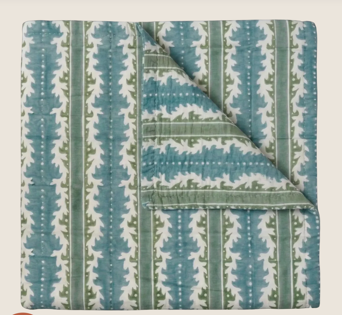 Gustavia Quilt King Seafoam