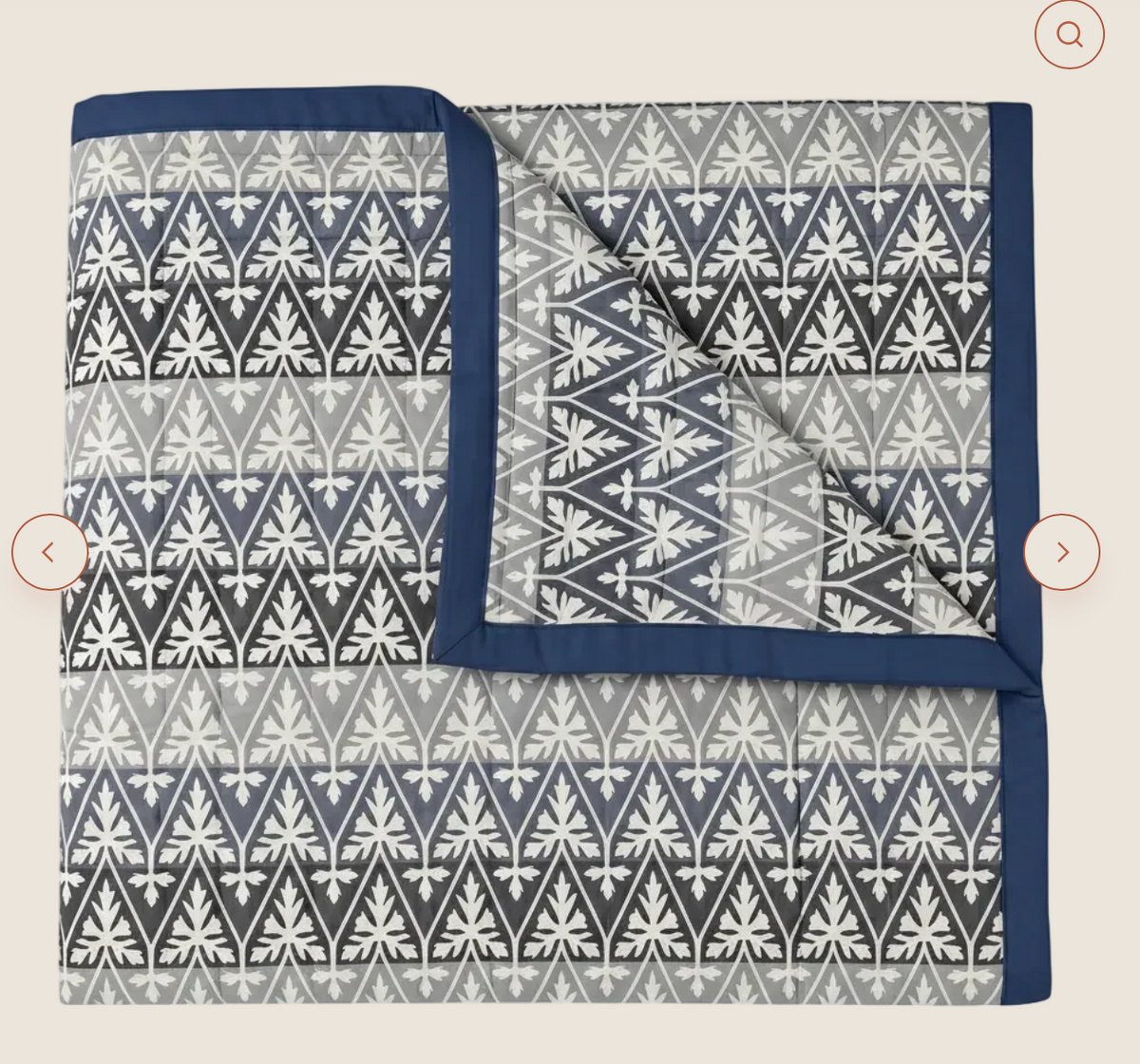 Ines Quilt King Lapis