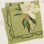 Magnolia Embroidered Napkin S/4 22x22