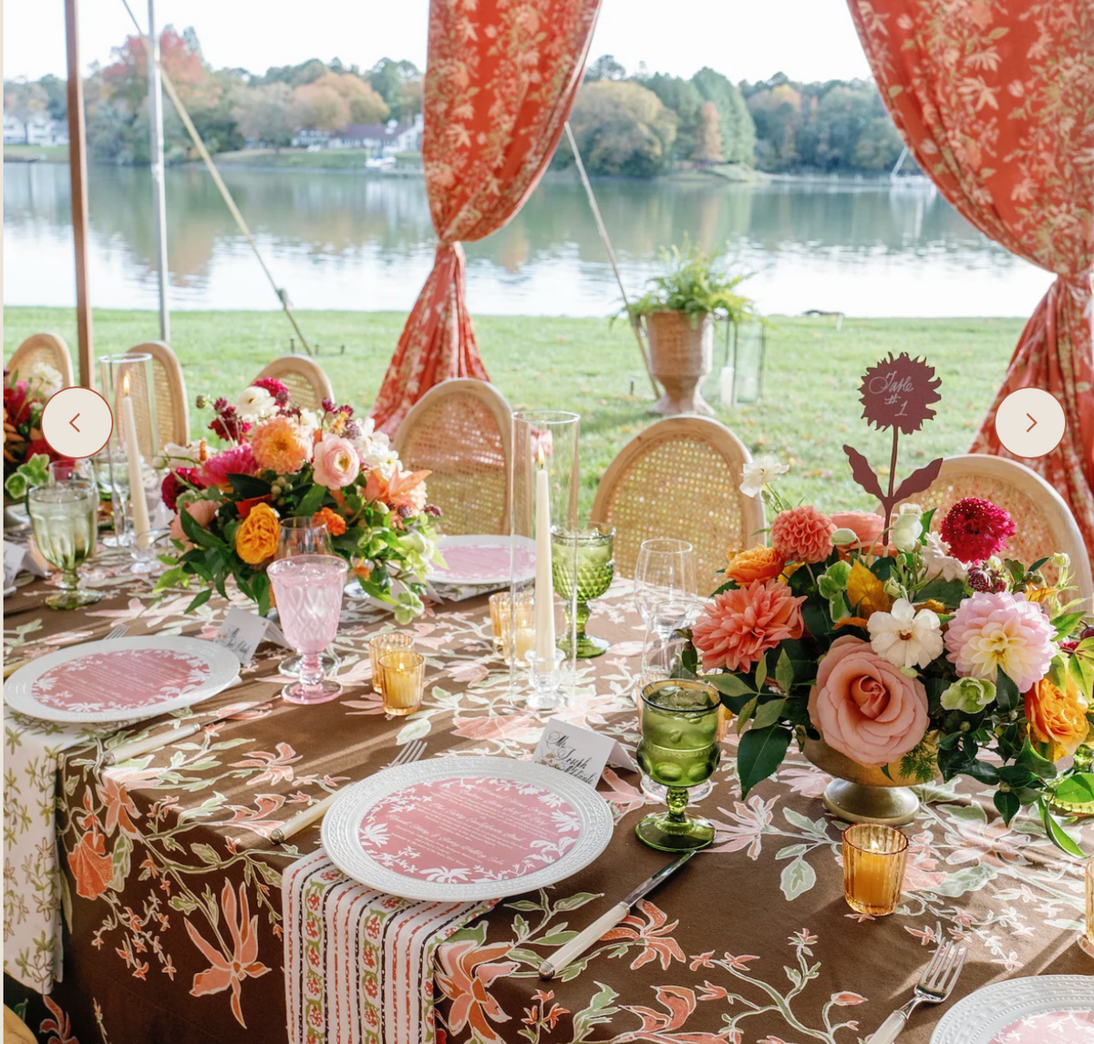 Camille Tablecloth 72x127
