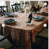 Holly Vine Tablecloth 72x127