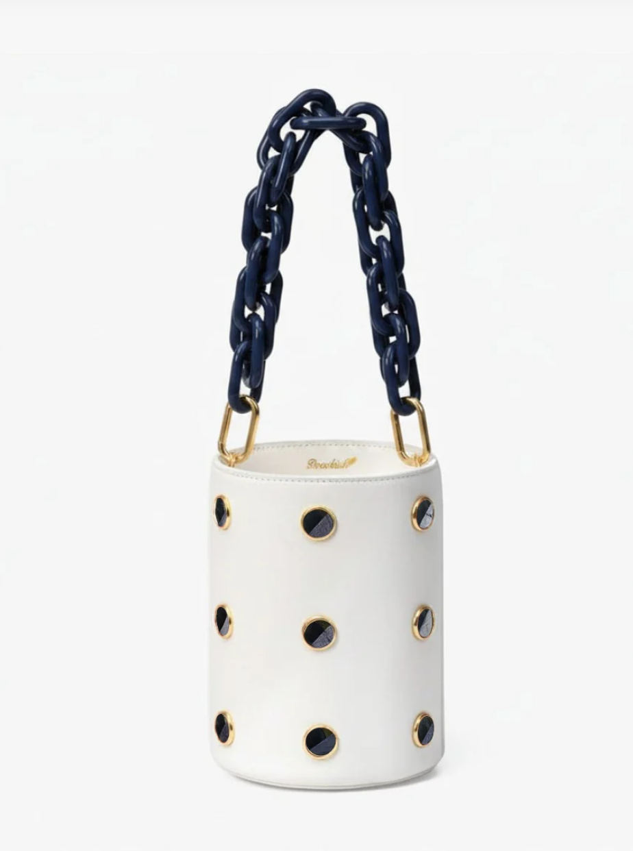 Brackish Greenwich Bucket Bag - Bone