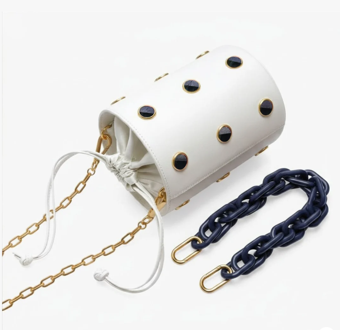 Brackish Greenwich Bucket Bag - Bone