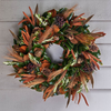 Fresh Autumn Splendor Wreath 36"