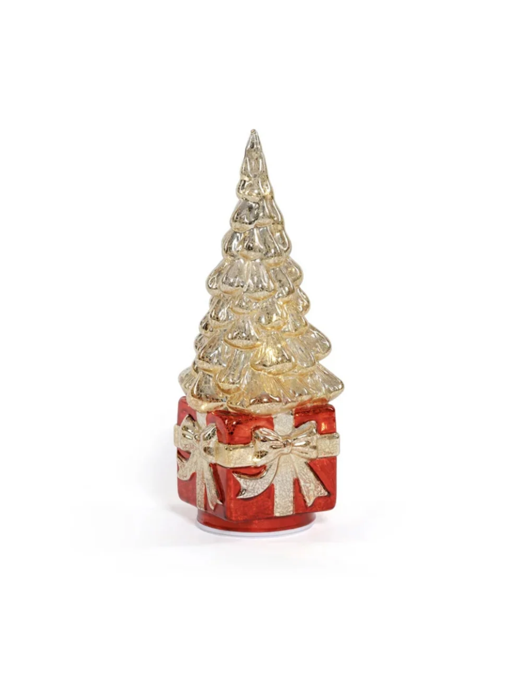 LED Rotating Tree on Present - (2 Colors)