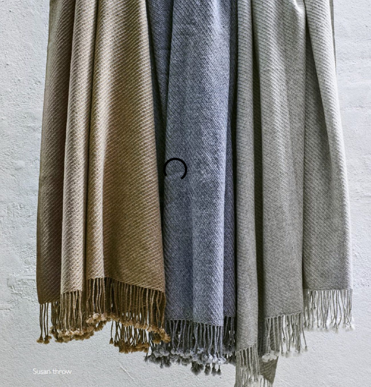 The Susan Wool Throw (Multiple Colors) – Black Tie Beach