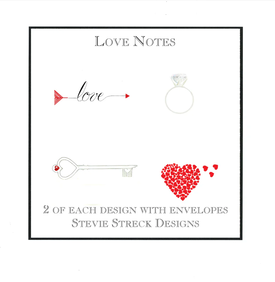 Stevie Streck Card Box - 2 each 4 designs