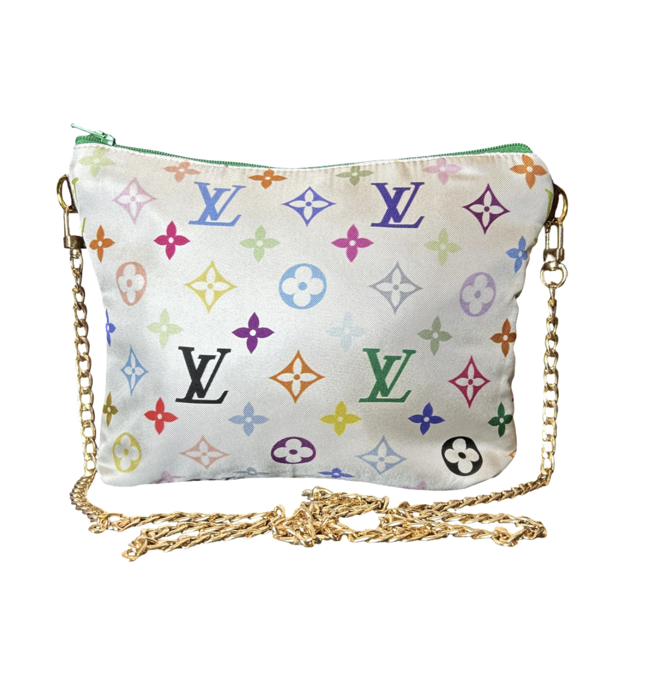 Vintage Silk Scarf Crossbody Bag