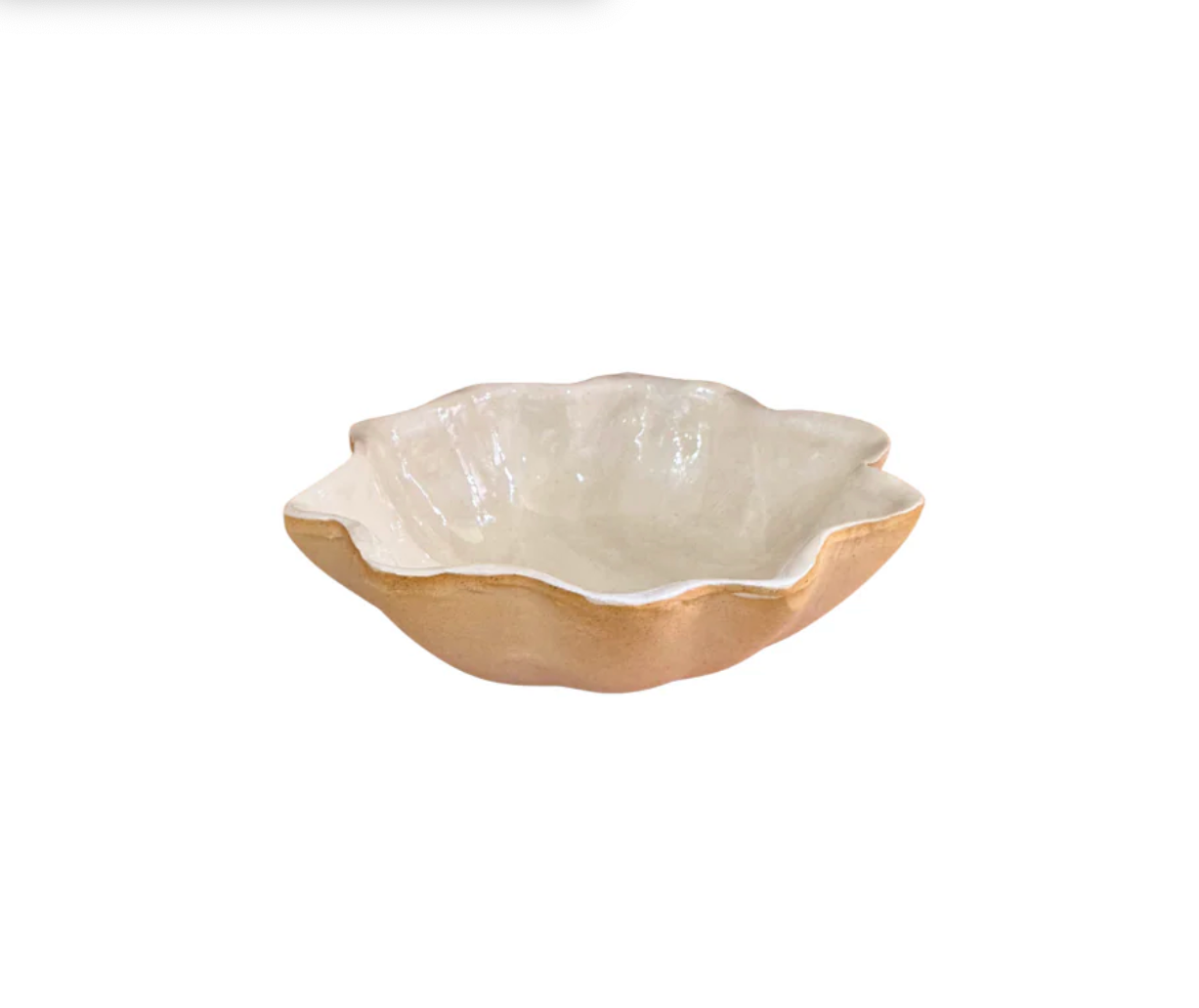 Terrafirma Gourd Dip Bowl in Ivory