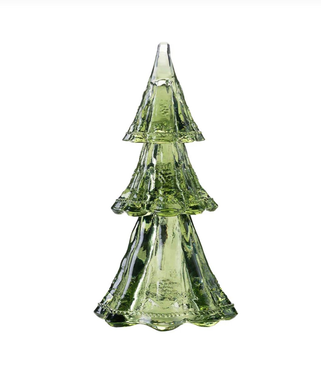 Juliska Berry & Thread 9.5" Small Tree Set/3 (Blue & Evergreen)