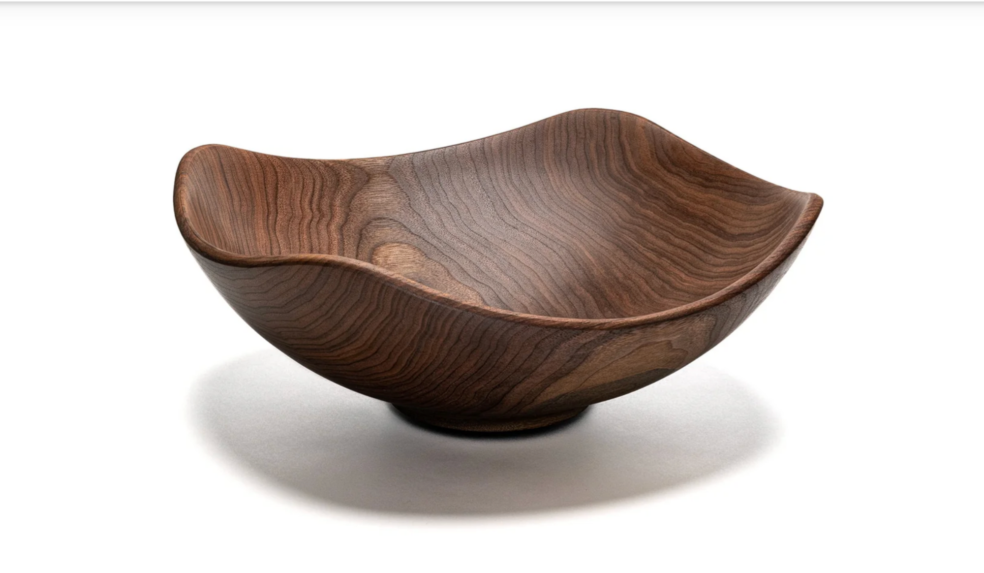 Andrew Pearce Echo (Square) Wooden Bowl in Walnut (Multiple Sizes)
