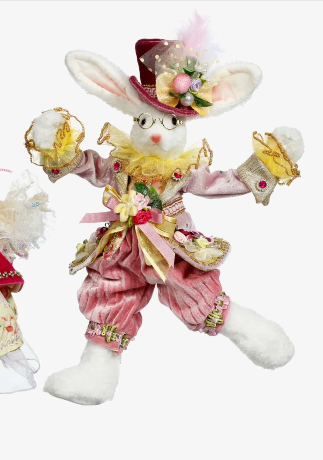 Mark Roberts Mr and Mrs Cottontail Rabbit - (Sold Individually)