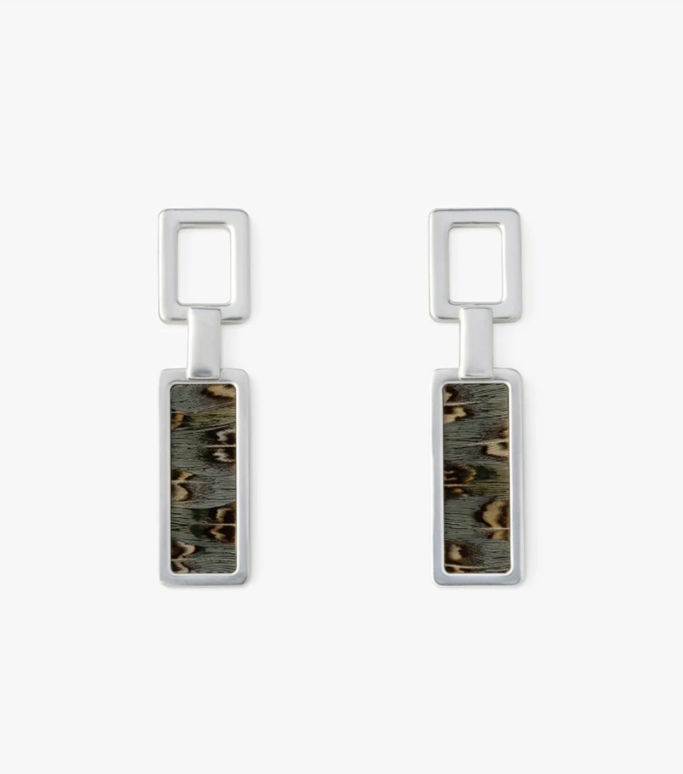 Brackish Kwan Silver Drop Earring