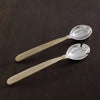 Sierra Modern Georgina Salad Servers (Gold)