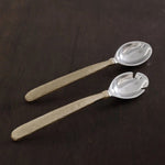 Sierra Modern Georgina Salad Servers (Gold)