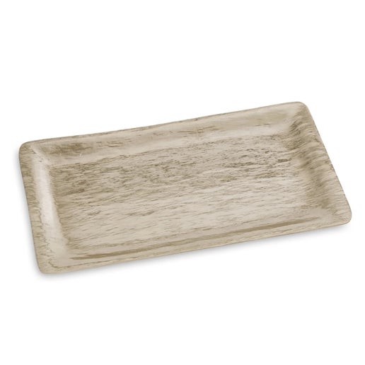 Sierra Modern Strie Long Rectangular Tray (Gold)