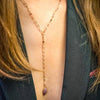Sophie Deschamps Bijoux - SURAT NECKLACE, rosary and sapphire chain (SCHIND2)