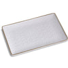 Thanni Croc Small Tray (White and Gold)