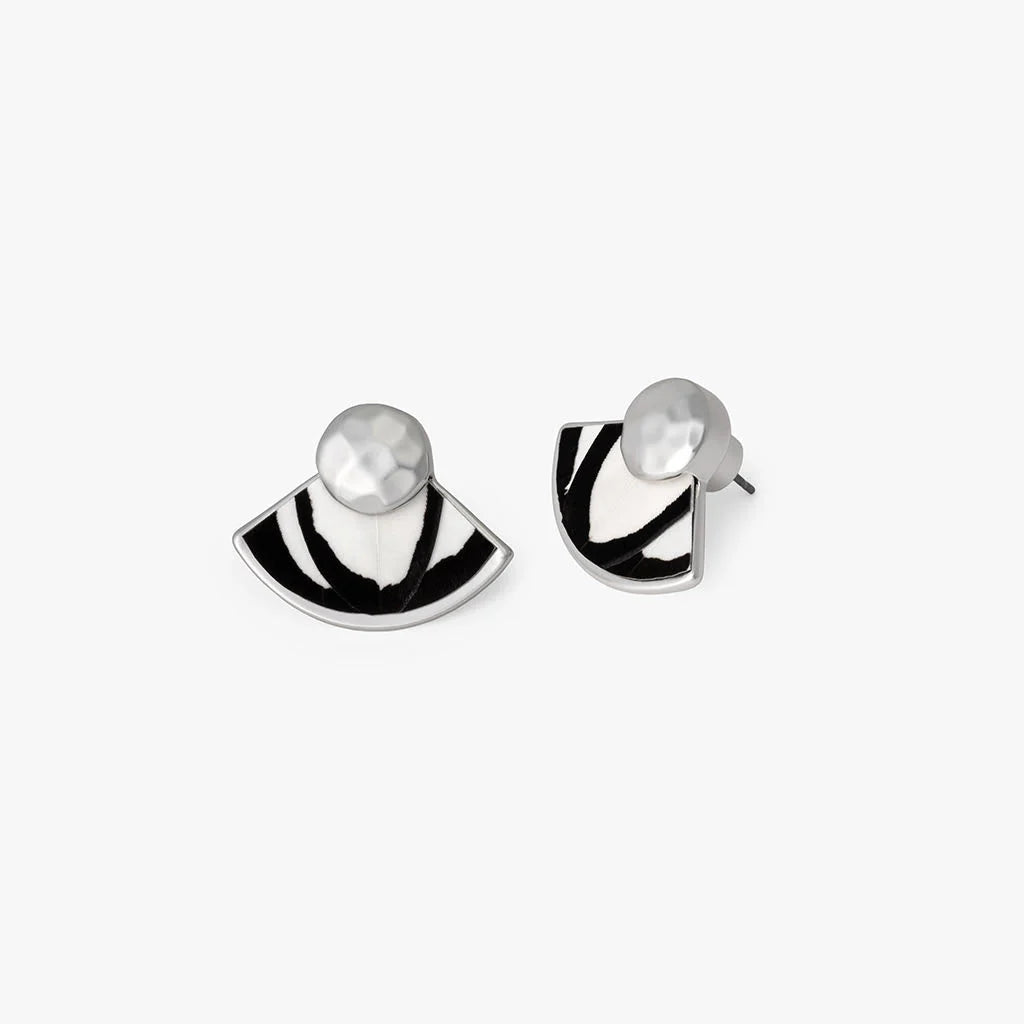 Brackish Greybull Stud Earring Silver