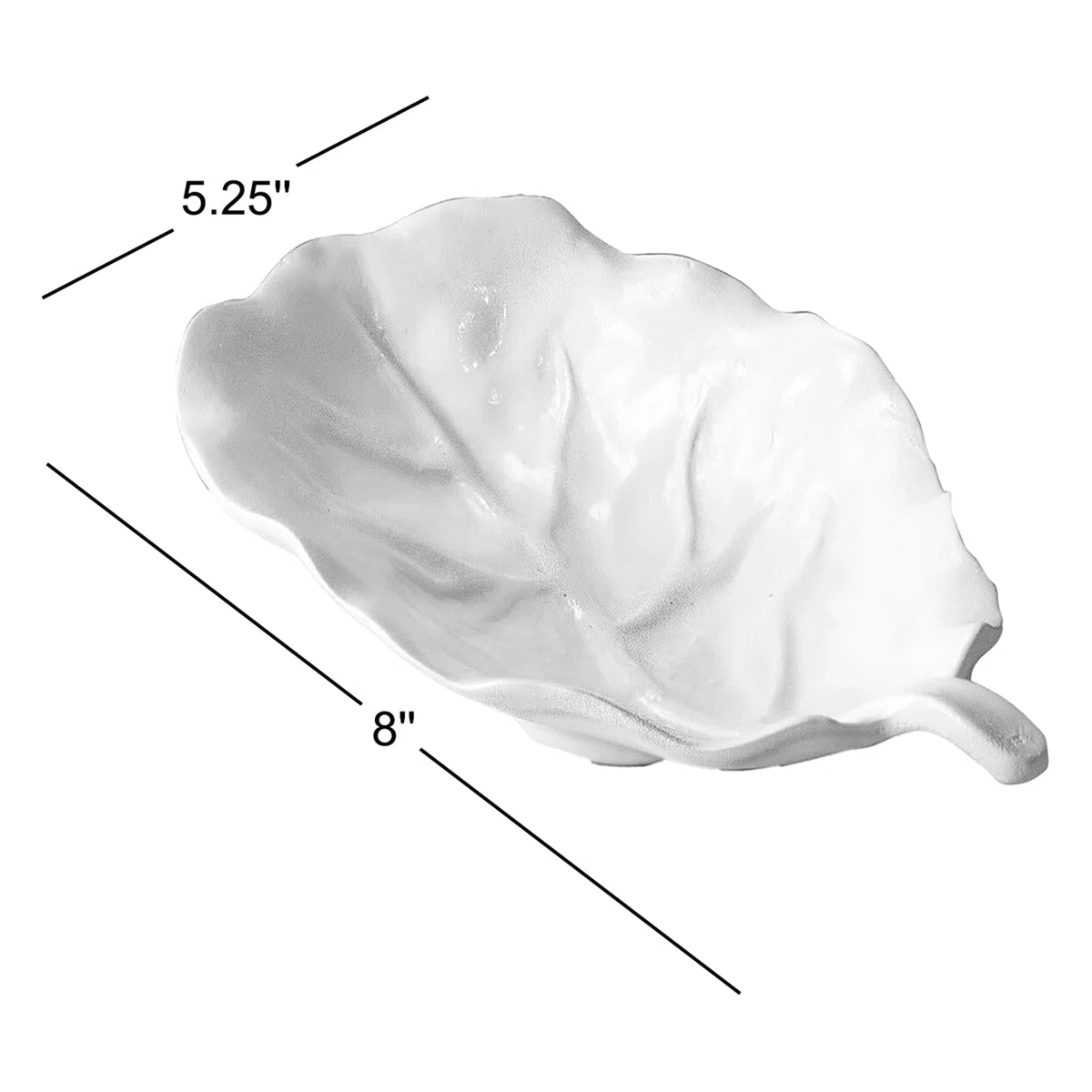 Vida Lettuce Leaf Chip & Dip (White)