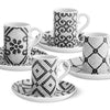 Vista Alegre Calcada Portuguesa Coffee Cups & Saucers S/4