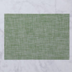 Vida Rectangular Woven Placemats Set of 4 (Green)