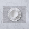 Vida Rectangular Woven Placemats Set of 4 (Grey)