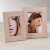 Suede Lux Photo Frame 4x6 in Amalfi Blush