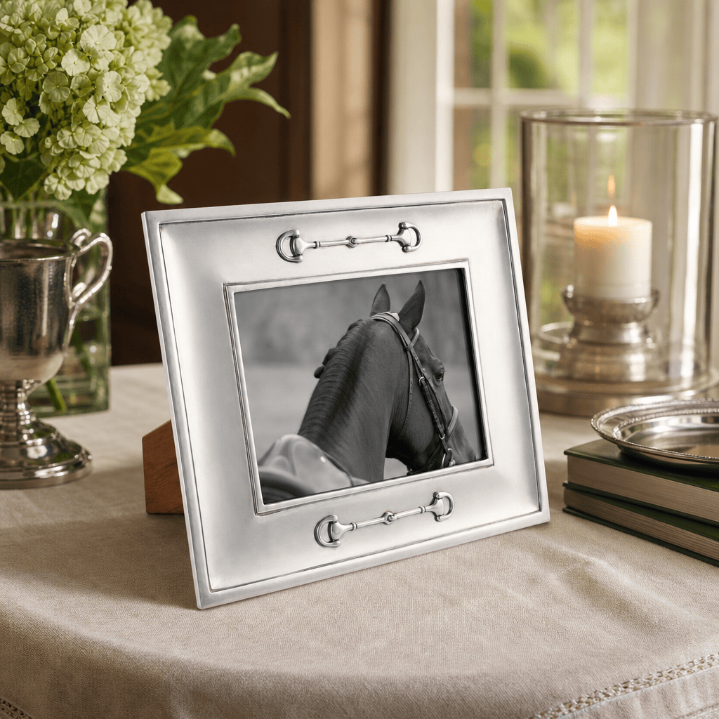 Equestrian Bit Pewter Photo Frame 5x7