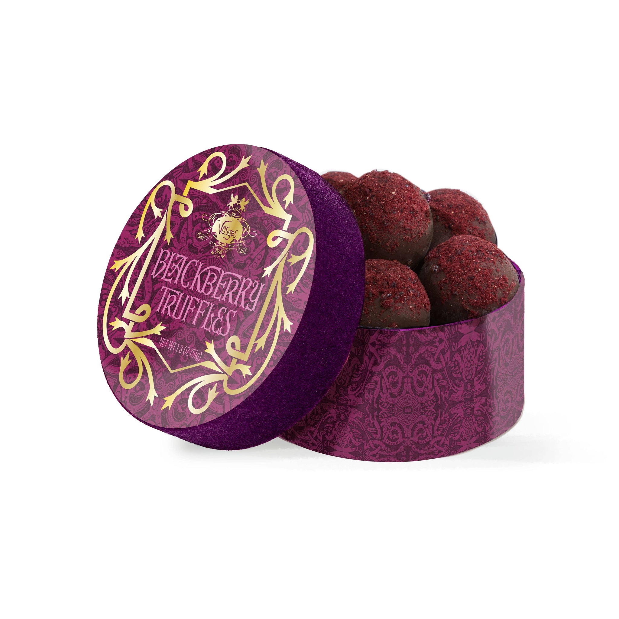 Vosges Haut-Chocolat - Blackberry Truffles, 5 pieces
