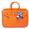 BEACH HAUS - Seaside Terry Tote -Orange Peel Large