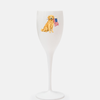Tart By Taylor - All American Pup Champagne Flute