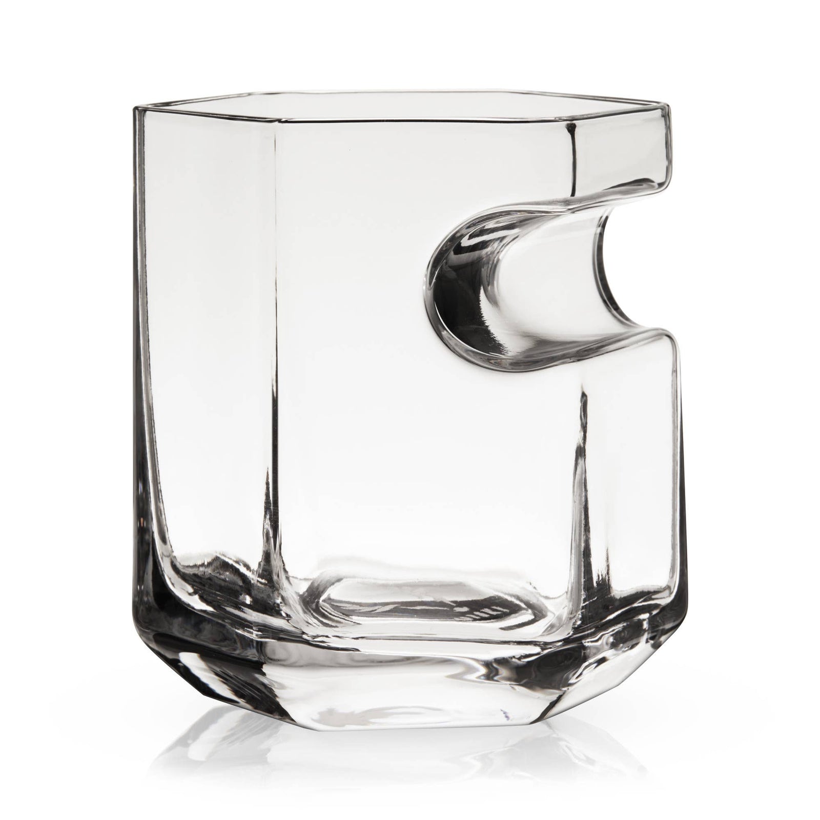 Viski - Raye™ Crystal Whiskey Glass with Builtin Cigar Holder