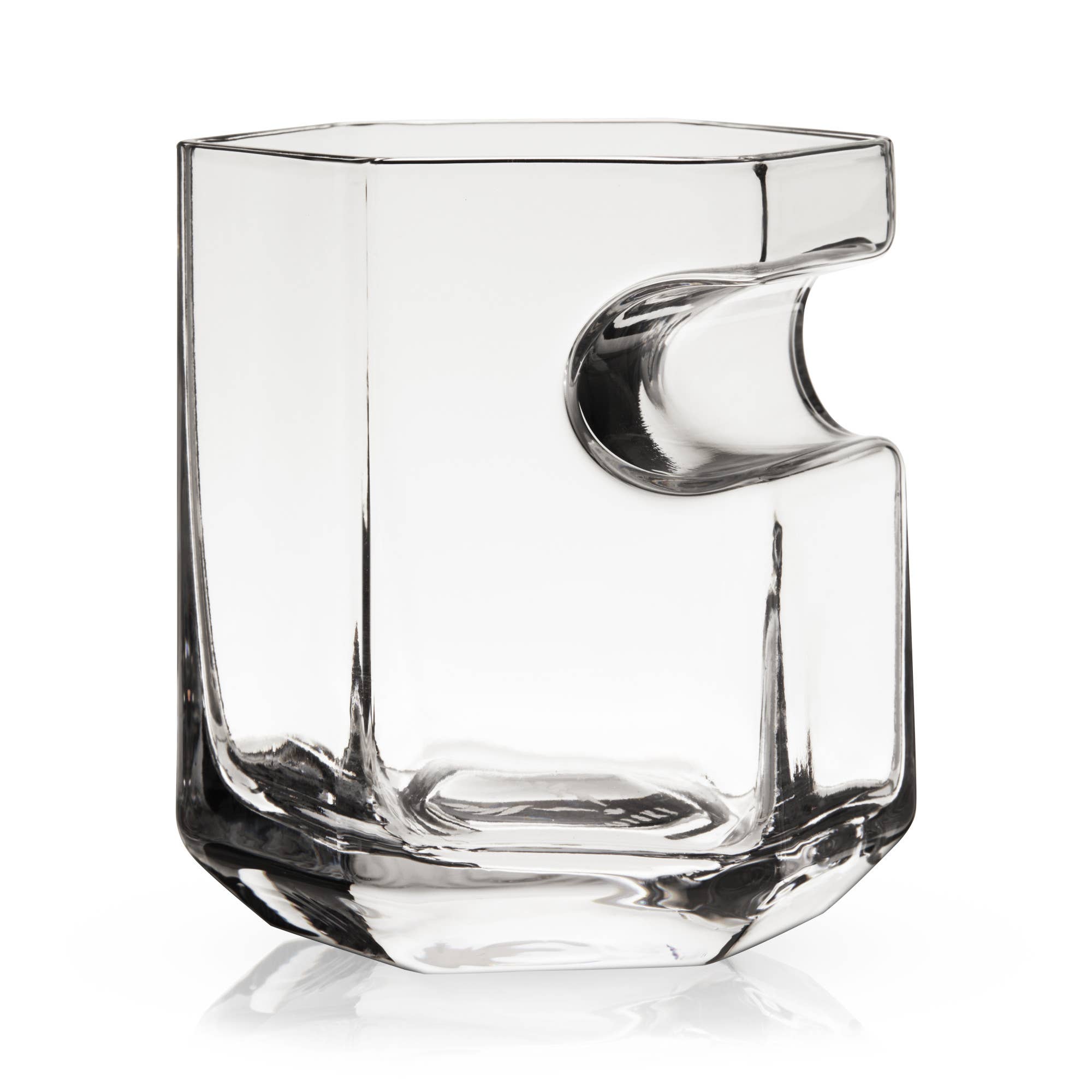 Viski - Raye™ Crystal Whiskey Glass with Builtin Cigar Holder