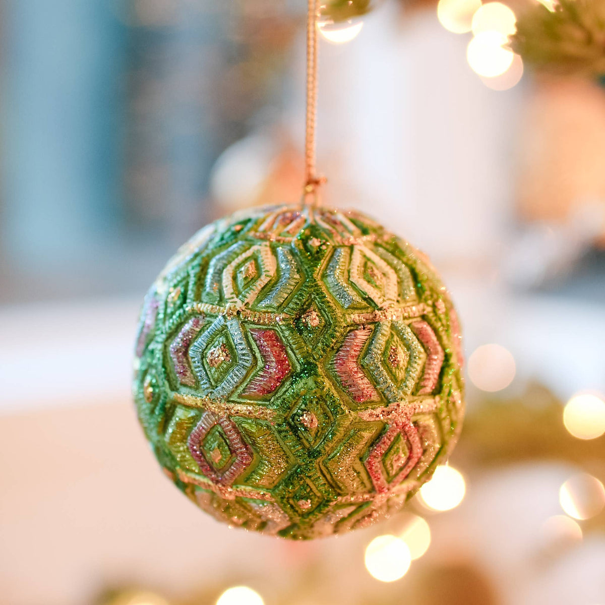Dekorasyon Gifts  Decor - 3" Oriente Ball Ornament