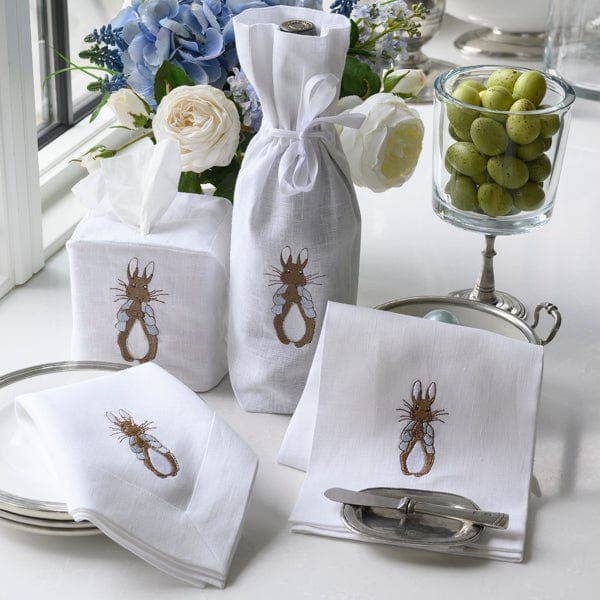 Arte Italica & Crown Linen Designs - Peter Rabbit Linen Towel - Easter