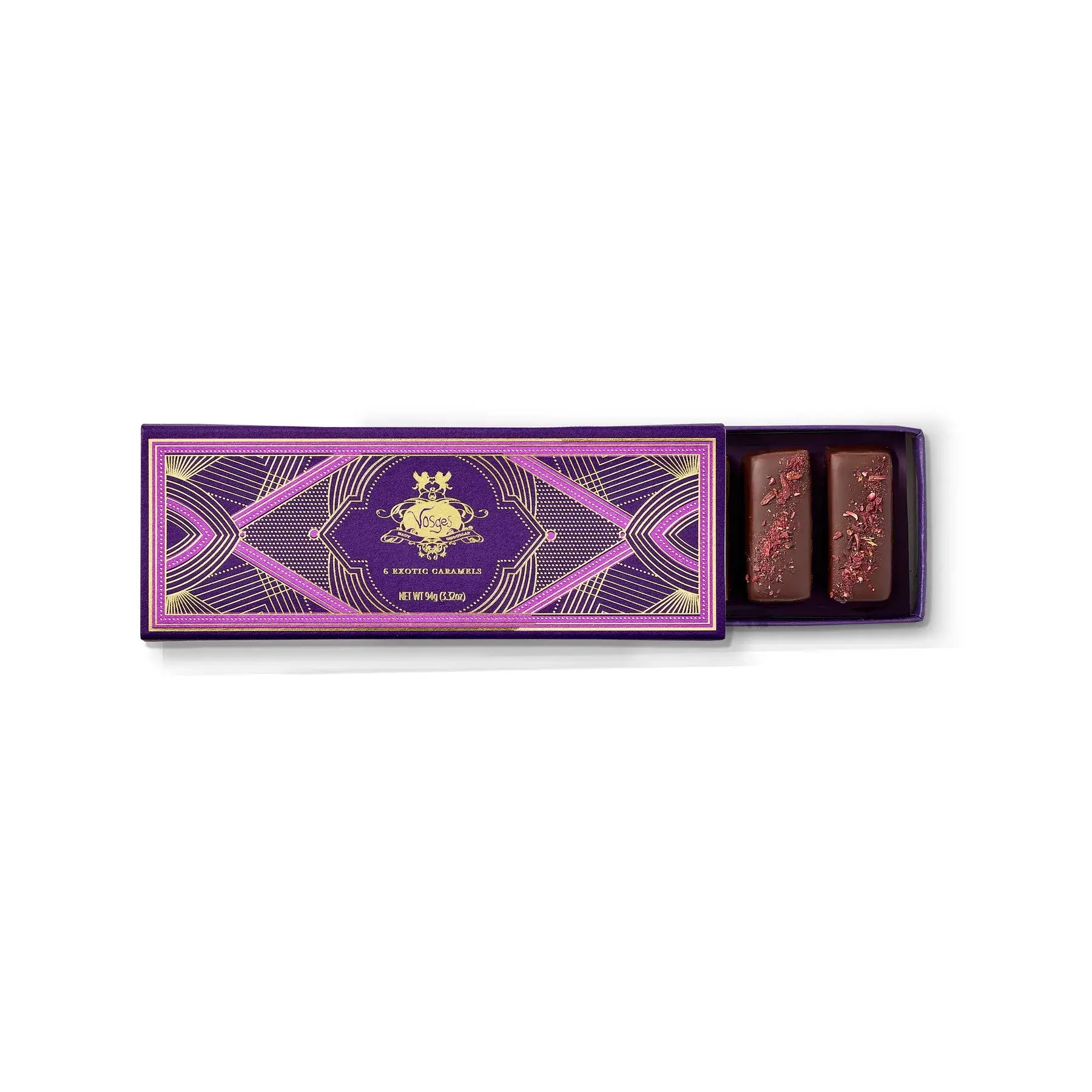Vosges Red Hawaiian Salt Exotic Caramels- Gourmet