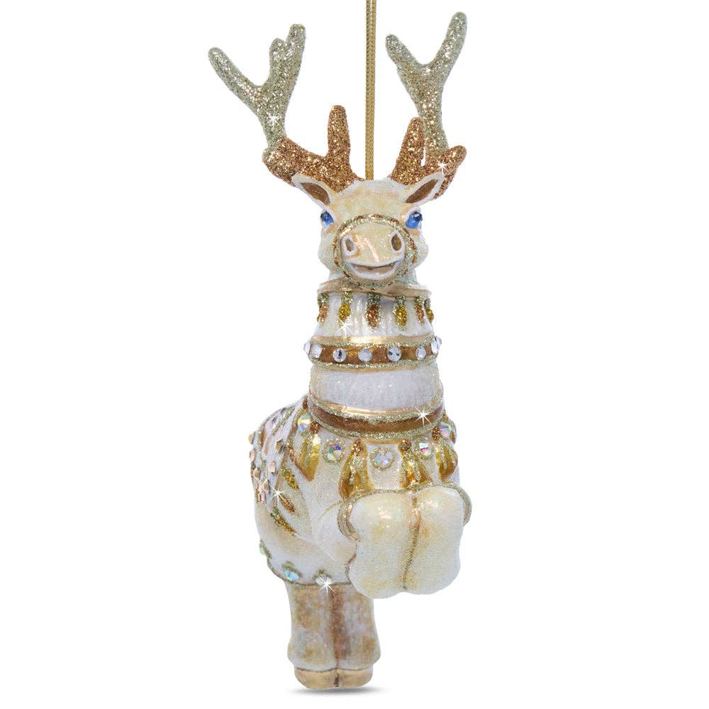 Jay Strongwater - Blitzen Glass Ornament