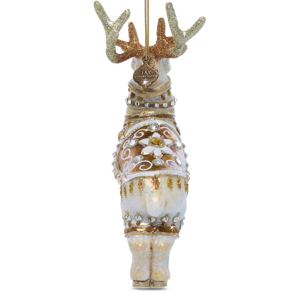 Jay Strongwater - Blitzen Glass Ornament