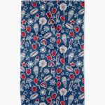 Geometry - Summer Fun in Blue Tea Towel
