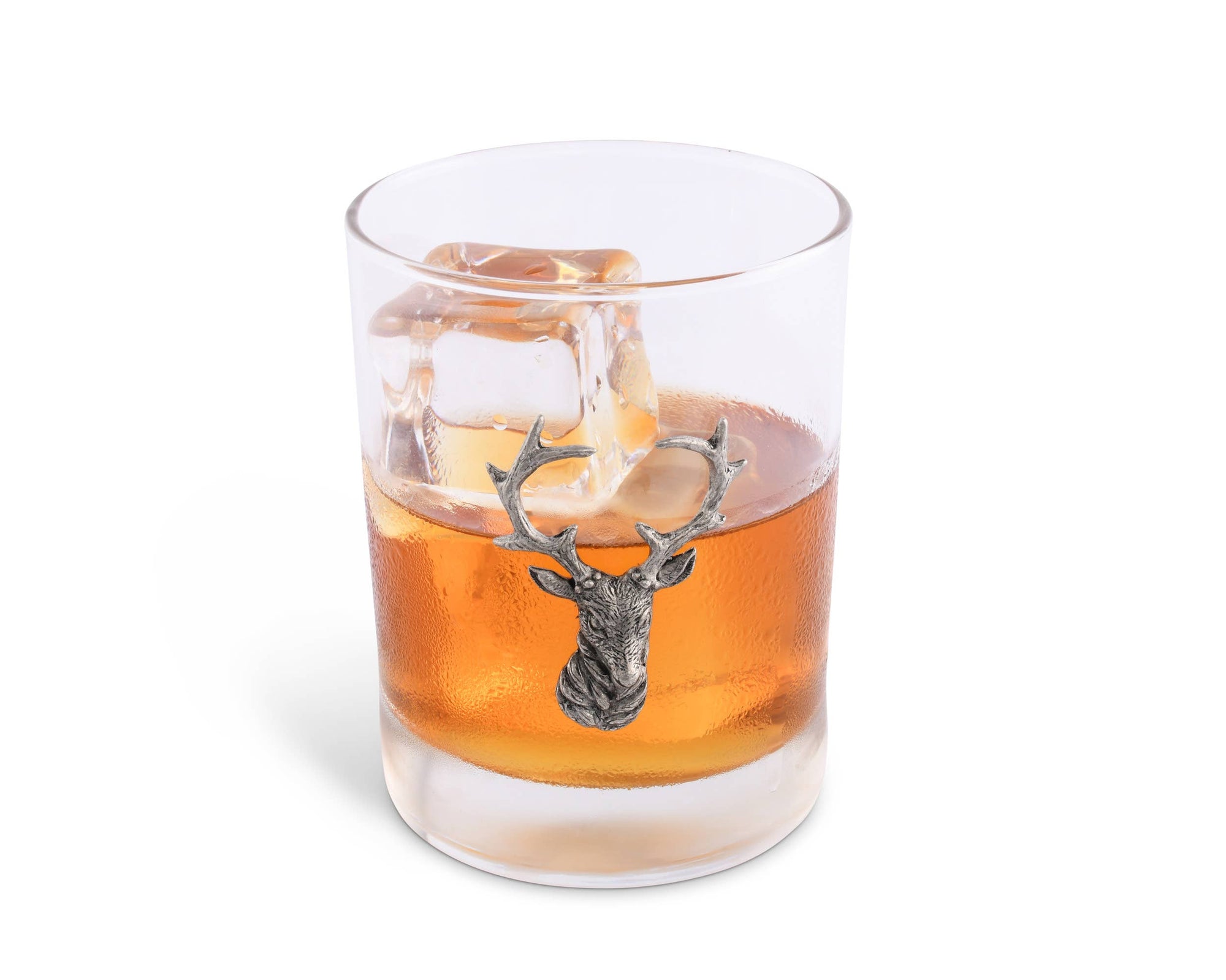 Vagabond House - Elk Head Double Old Fashion Bar Glass