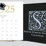 Stevie Streck Designs - 2025 Desk Calendar Refill