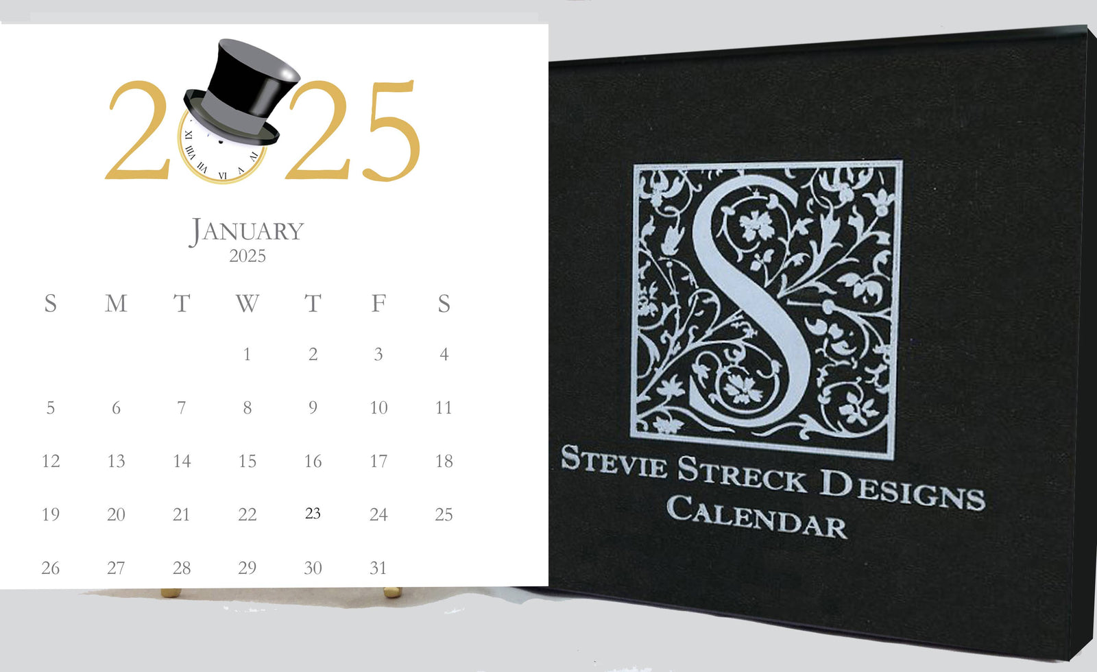 Stevie Streck Designs - 2025 Desk Calendar Refill