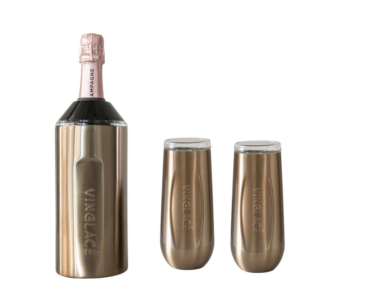 Vinglacé - Champagne Gift Sets with Glass Lined Flutes